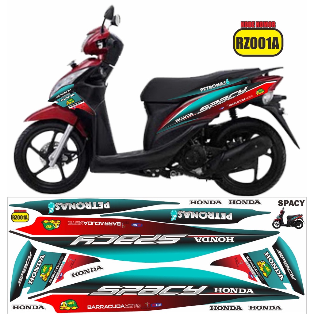 striping sticker variasi honda spacy / variasi honda spacy / is