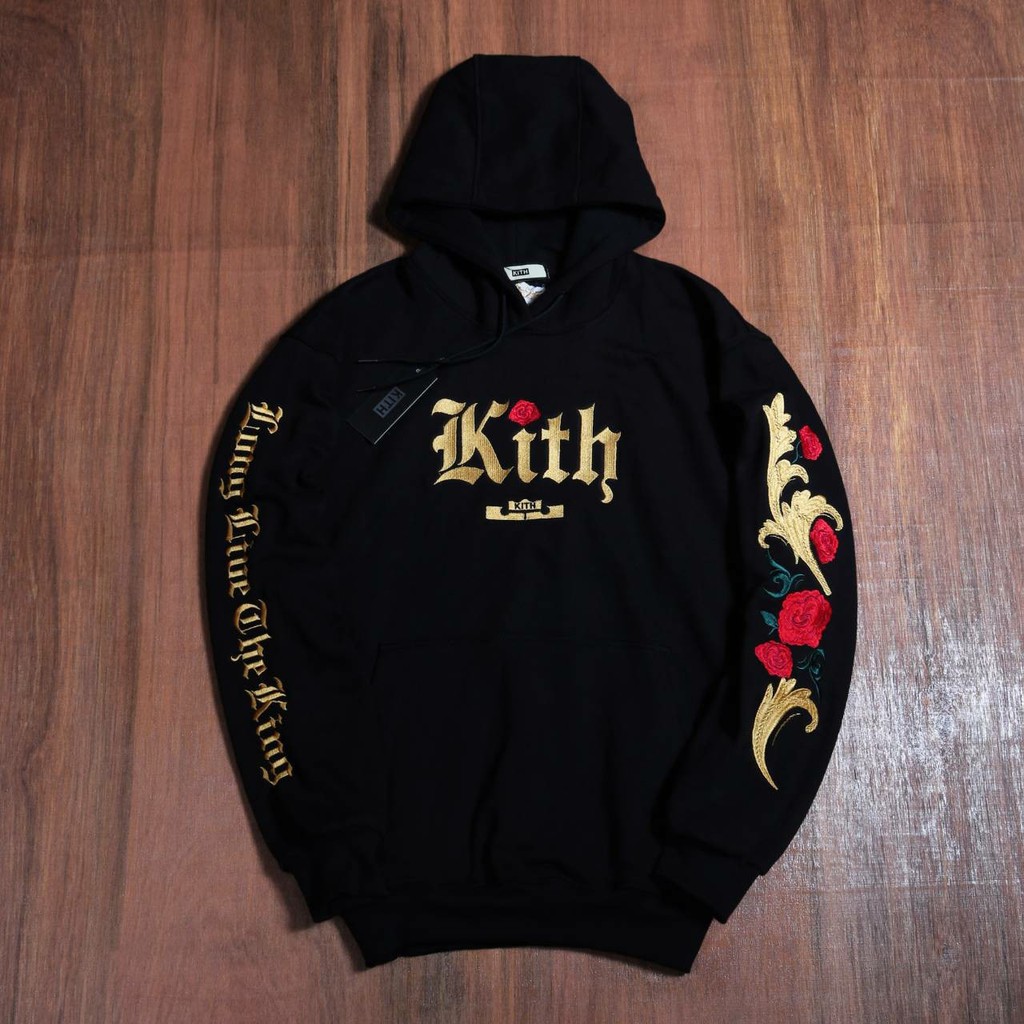 kith blue hoodie