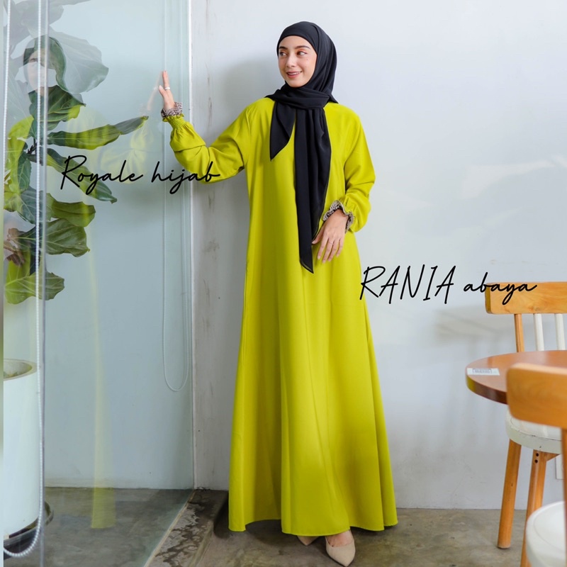 Rania abaya gamis polos wolfish s-xxxl