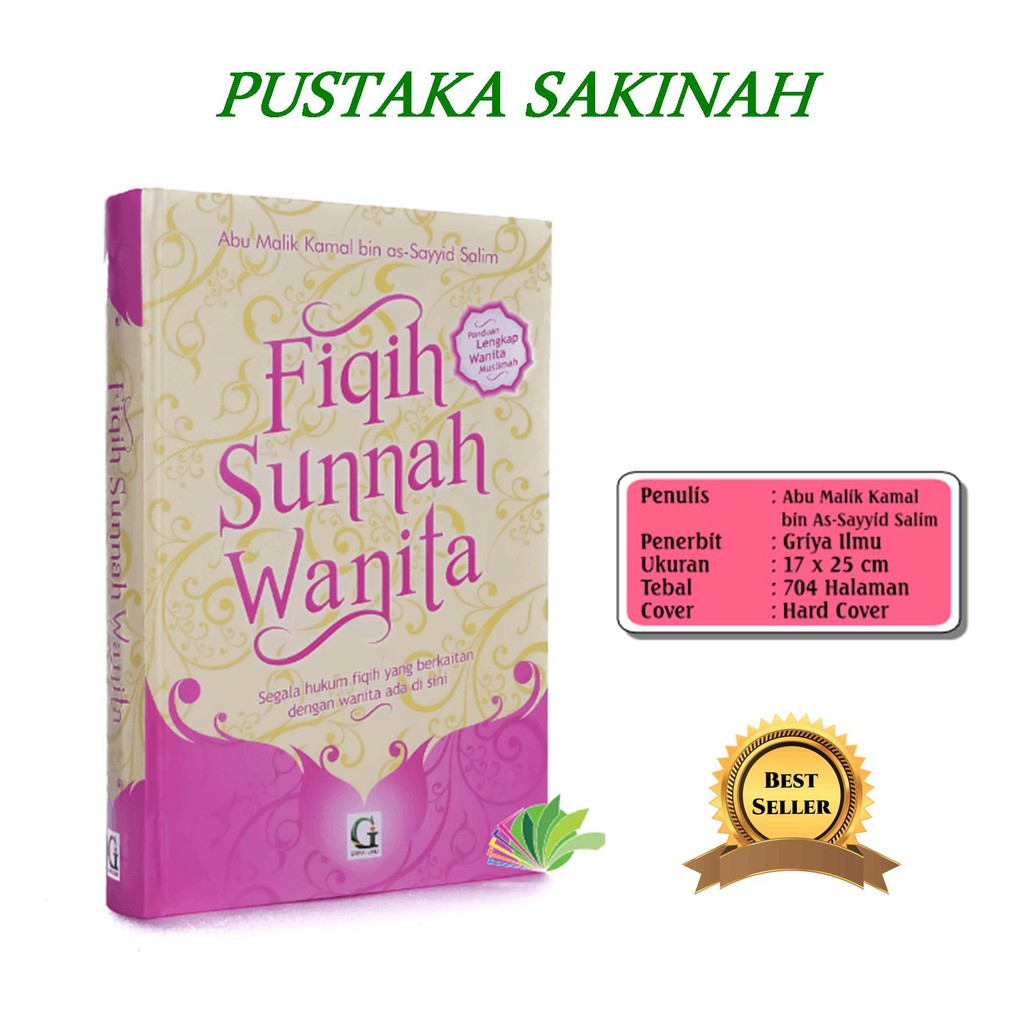 BUKU ISLAM FIQIH WANITA | Fiqih Sunnah Wanita | Pustaka Sakinah