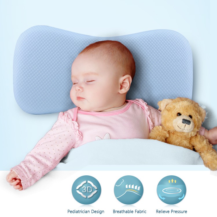 Bantal Kepala Bayi (Wide) Anti Peang Premium Baby Memory Foam Quality