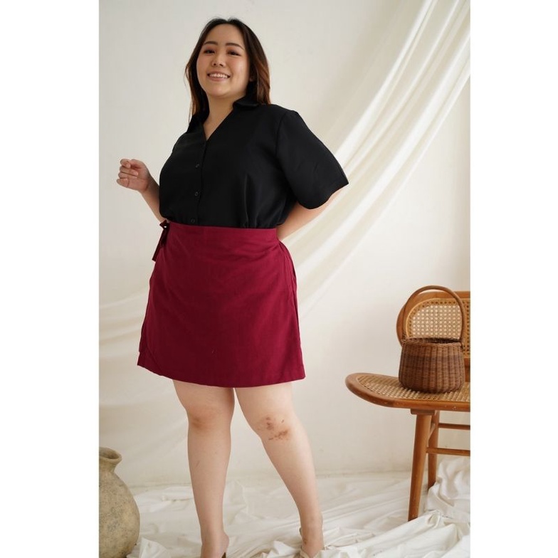 kode 1003 Skort Bigsize Celana Pendek wanita Big Size