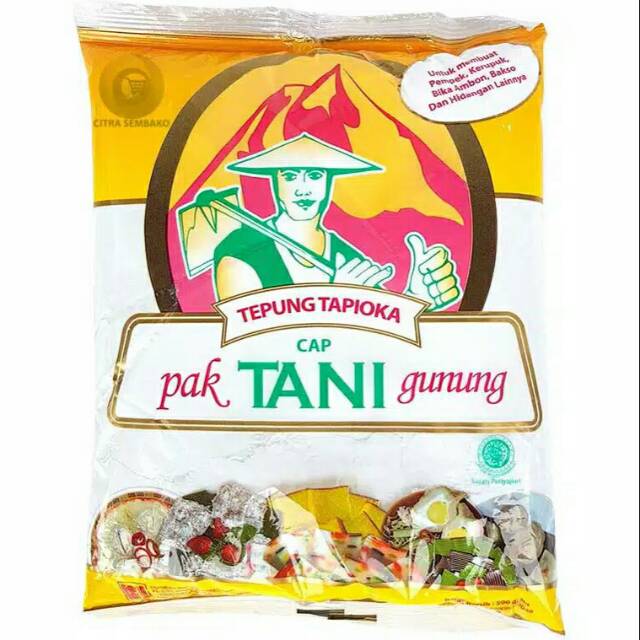 

Tepung Tapioka/sagu cap Tani gunung