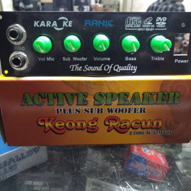 Kit Aktif Speaker plus SUBWOOFER - KIT KEONG RACUN
