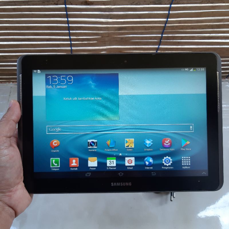 Samsung Galaxy Tab 2 10inch 1/16gb P5100 second mulus dan normal