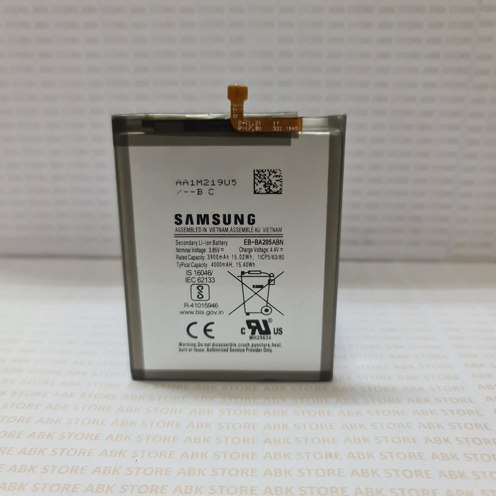 Batre Baterai Battery Samsung A30s A307 A307f A50s A505 A505f Original