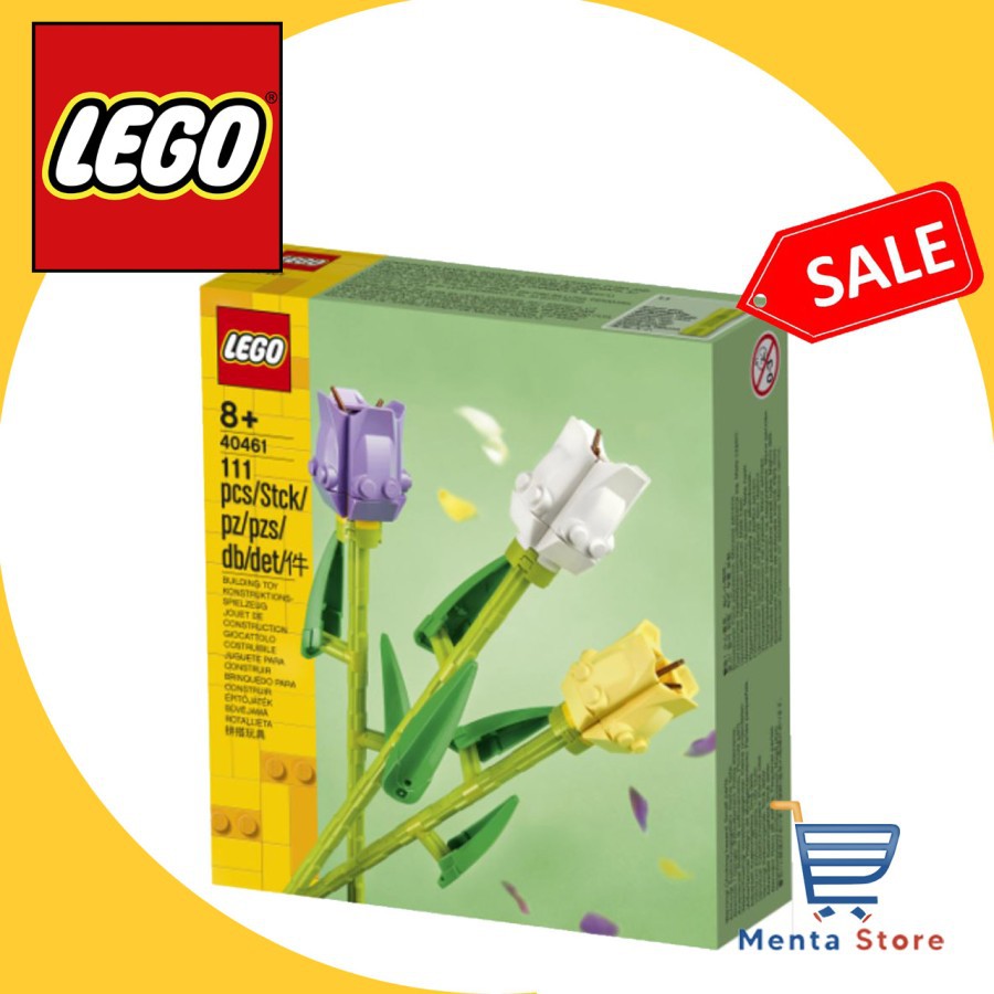 LEGO Seasonal 40461 Tulips Exclusives Flower Bunga Tulip Mother's Day