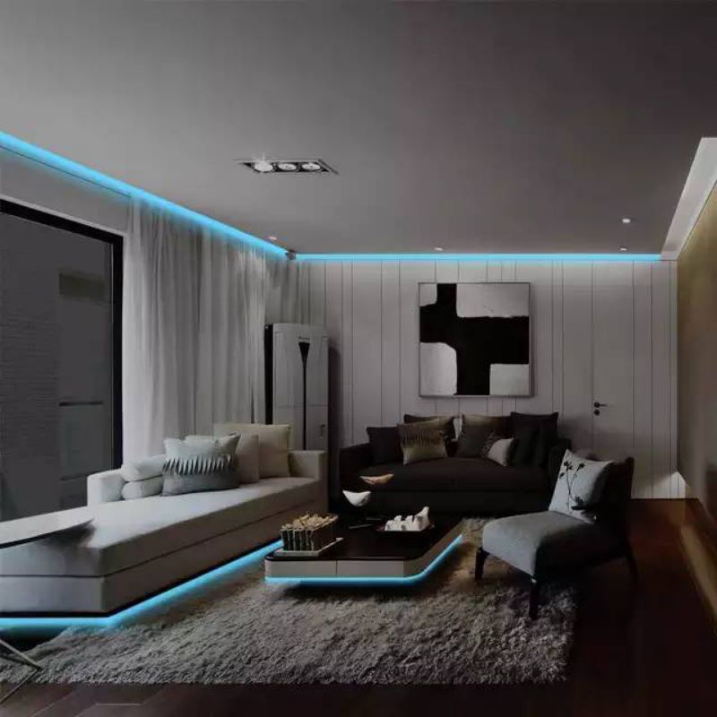 LAMPU LED STRIP 3528 5METER 300LED DEKORASI PLAFON KAMAR KOLONG MEJA TV