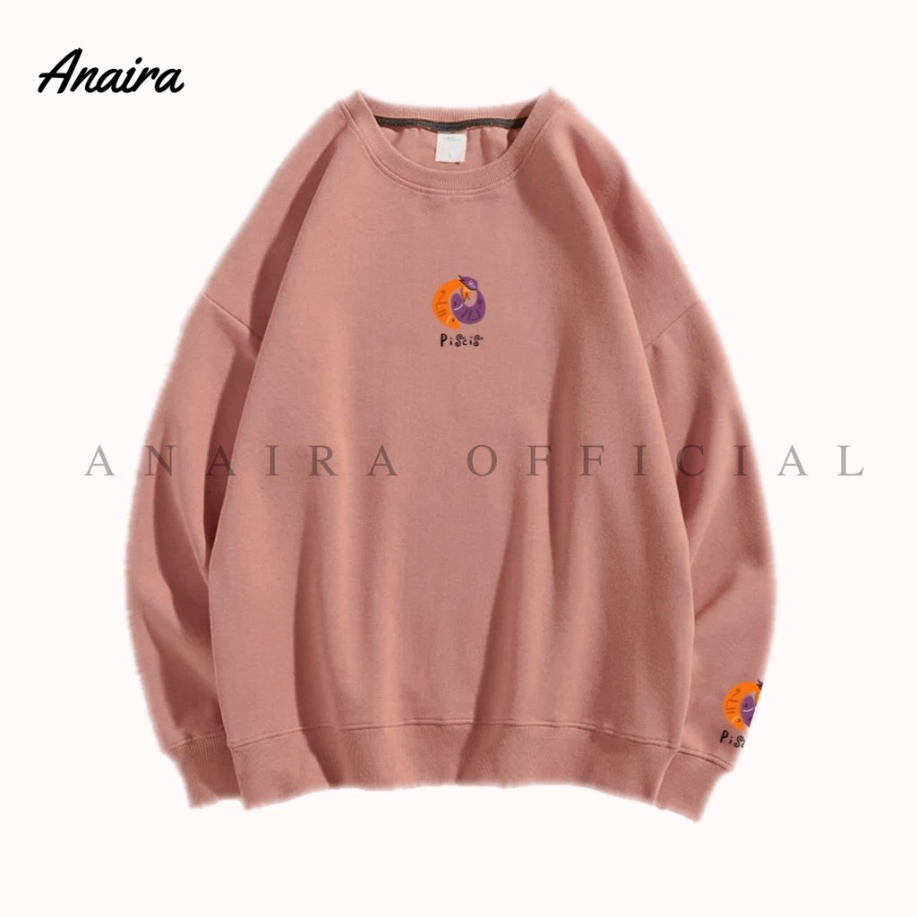 PISCIS SWEATER CREWNECK WANITA ANAIRAOFFICIAL