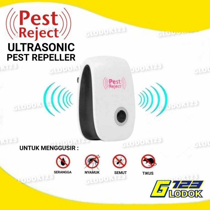 Alat Pengusir Nyamuk, Tikus, Lalat, Kecoak, Serangga PEST REJECT Ultrasonic