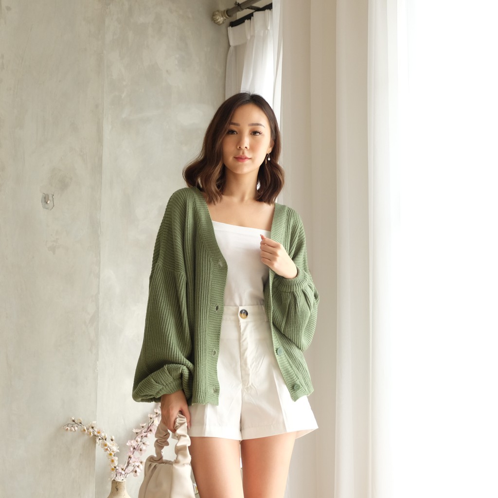 Ayama Knit Cardigan Pakaian Wanita