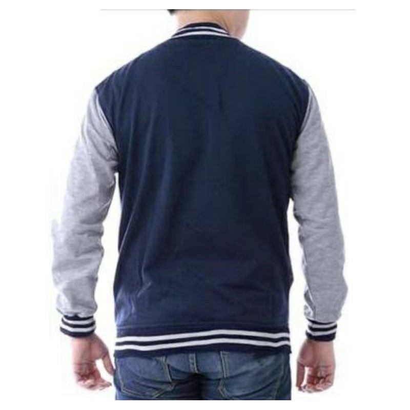 Jaket Baseball Resleting Zipper Polos