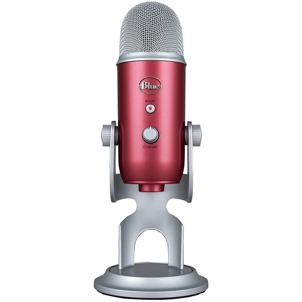 BLUE Microphones YETI USB Microphone - Steel Red Edition (New Color from Blue Yeti Microphones)