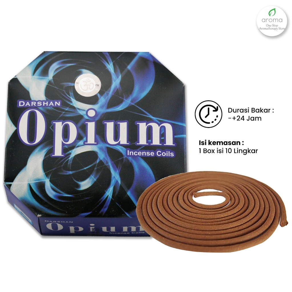 Dupa India (Aromaterapi) Coil - Opium