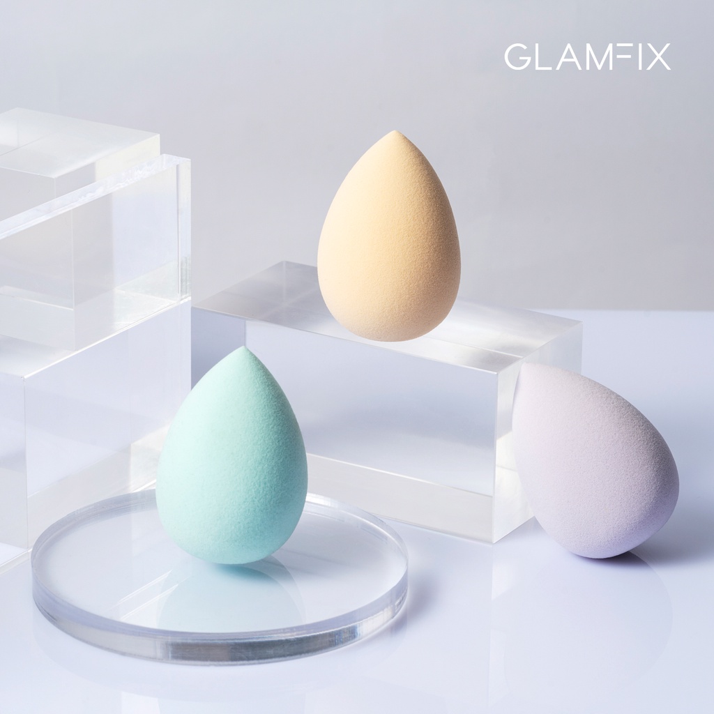 GLAMFIX Fabulous Beauty Sponge _ Beauty Blender Spons Foundation - Teardrop | GLAM FIX Alat Kecantikan Makeup by YOU ORIGINAL