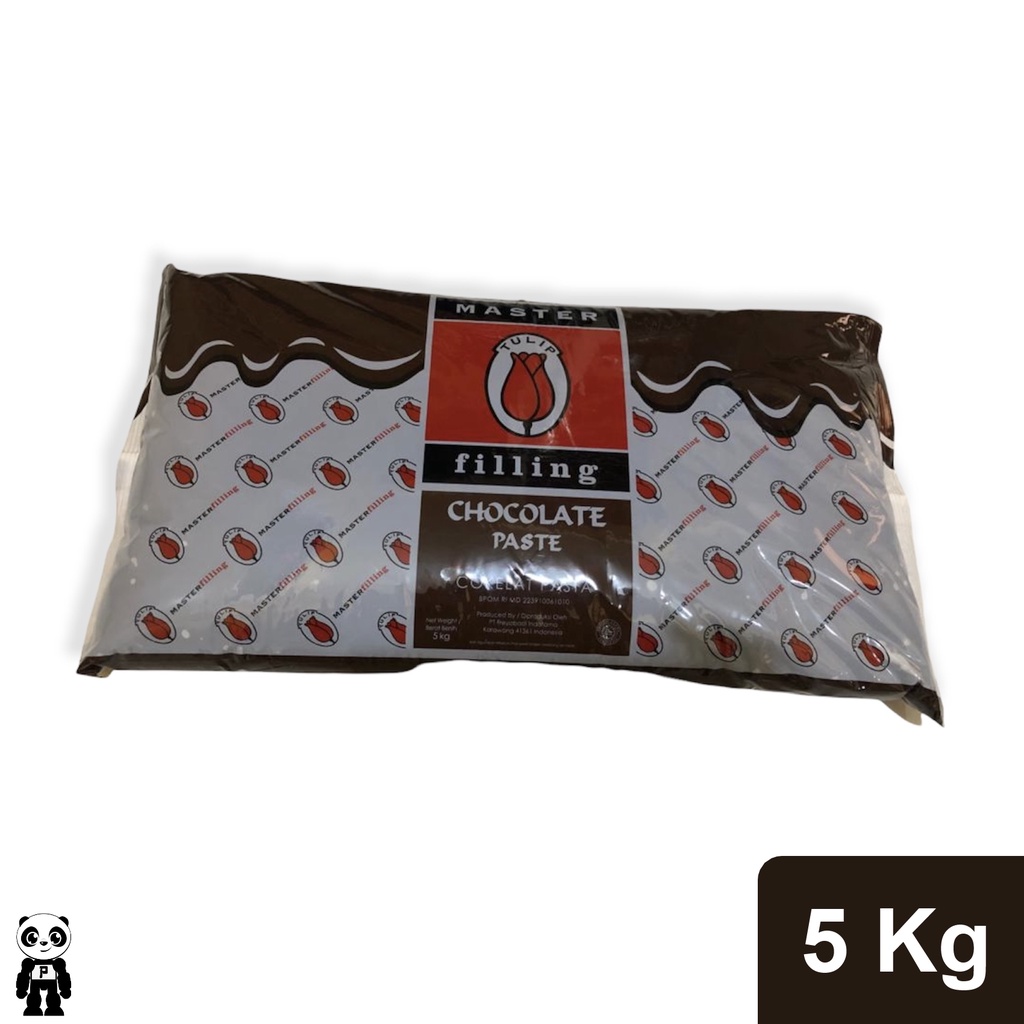 

Tulip Master Filling Coklat Pasta 5Kg Coklat Isian Dark Chocolate Filling