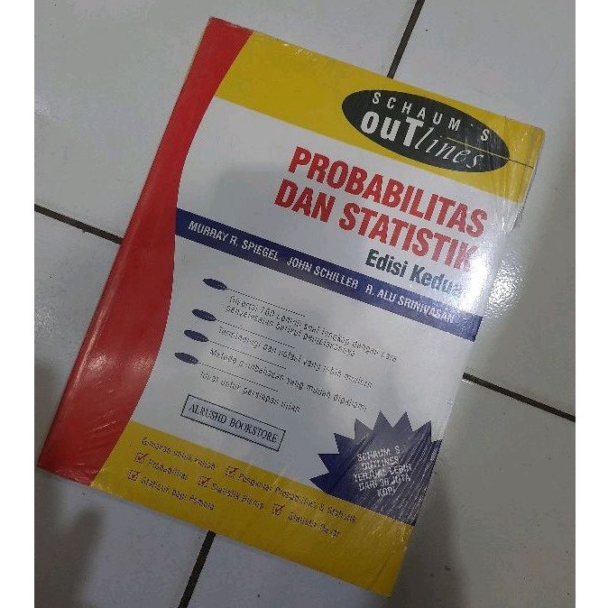 Buku [ORI 100%] Probabilitas dan Statistik (Schaum) Murray R. Spiegel (Erlangga)