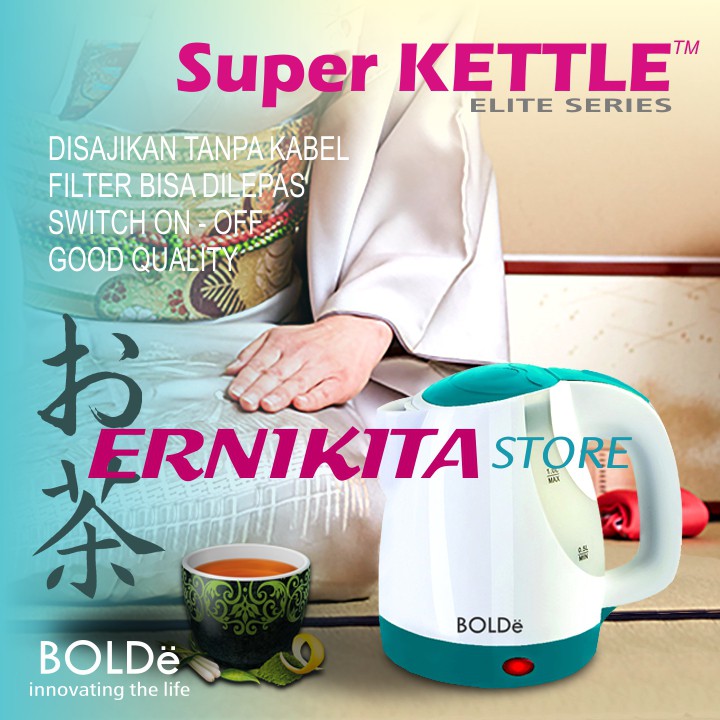 BOLDe SUPER KETTLE - Teko Listrik Pemanas Air