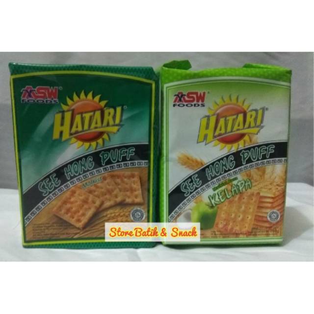 

Store snack Hatari Malkist See Hong Puff kemasan 260 gram/malkist biskuit / Aneka Snack/Snack Murah