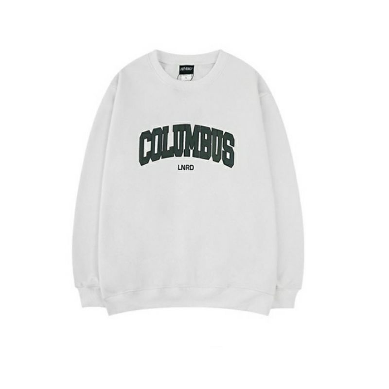 (S - 6XL) Crewneck Sweatshirt COLUMBUS Nelly Street Harajuku Style BIGSIZE OVERSIZE