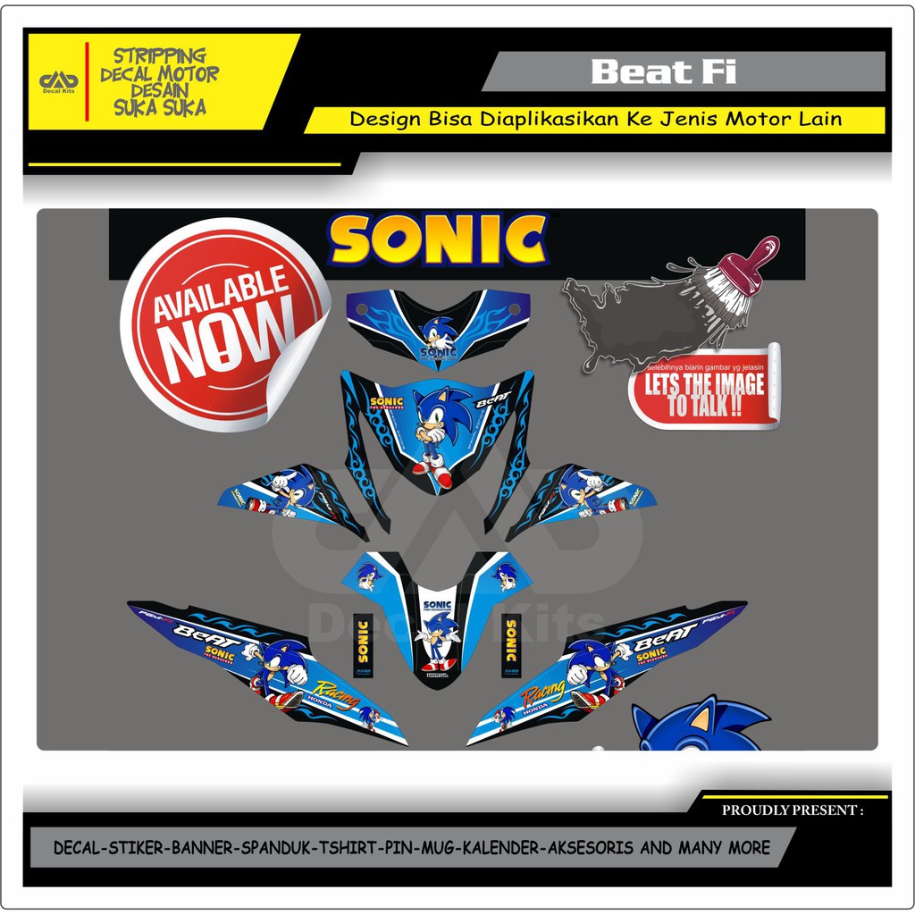 DECAL MOTOR FULL BODY BEAT FI SONIC