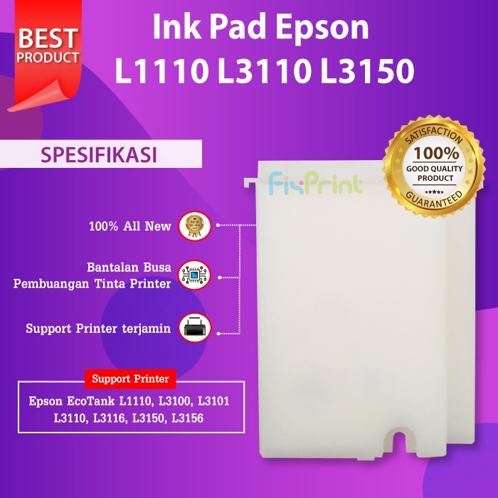 Busa Ink Pad Epson L1110 L3100 Bantalan Tinta Printer L3150 L3110