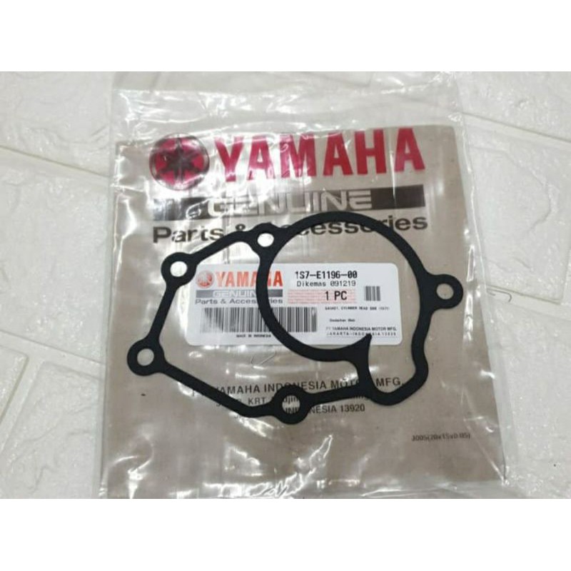 PAKING TUTUP WATERPUMP WATER PUMP JUPITER MX VIXION OLD NVL R15 V2 ASLI ORI YAMAHA 1S7 E1196 00