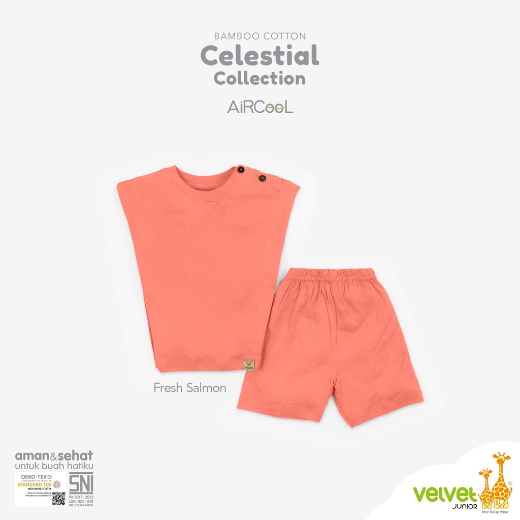 VELVET JUNIOR Celestial Bamboo Cotton Stelan Kutung Sayap L XL 2 3 4 5