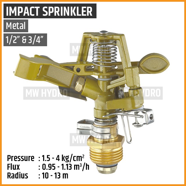 Impact / Impulse Sprinkler, Metal