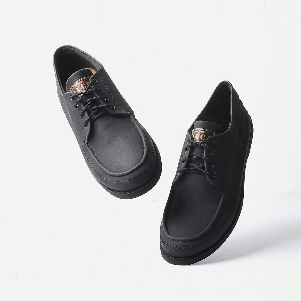 MAIKOR BLACK - Sepatu Vintage Klasik Kasual Santai Kuliah Kerja Pria/Cowok - Sneakers - Snikers