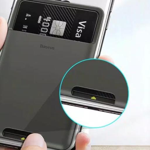 

♠ Sticky Card Holder Dompet Kartu Tempelan HP Perekat Pocket HP ✶