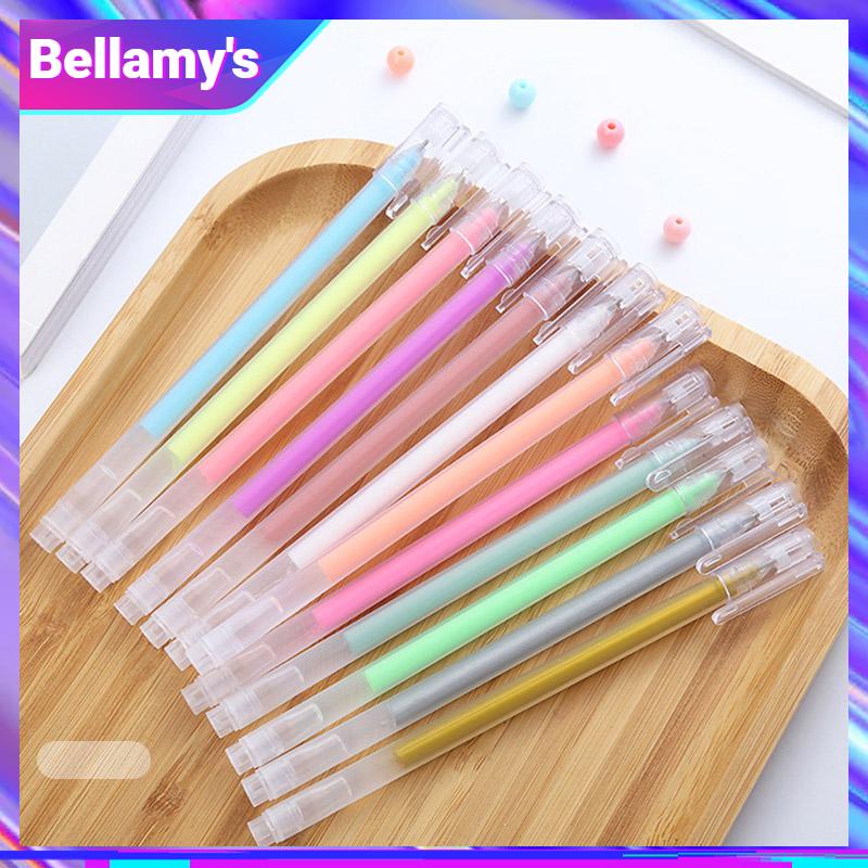 

COD ❤️ Warna Pena Pulpen Gel Berkapasitas Besar Akun Tangan Tanda Siswa Sorotan Album Flash Pen-Bellamy's