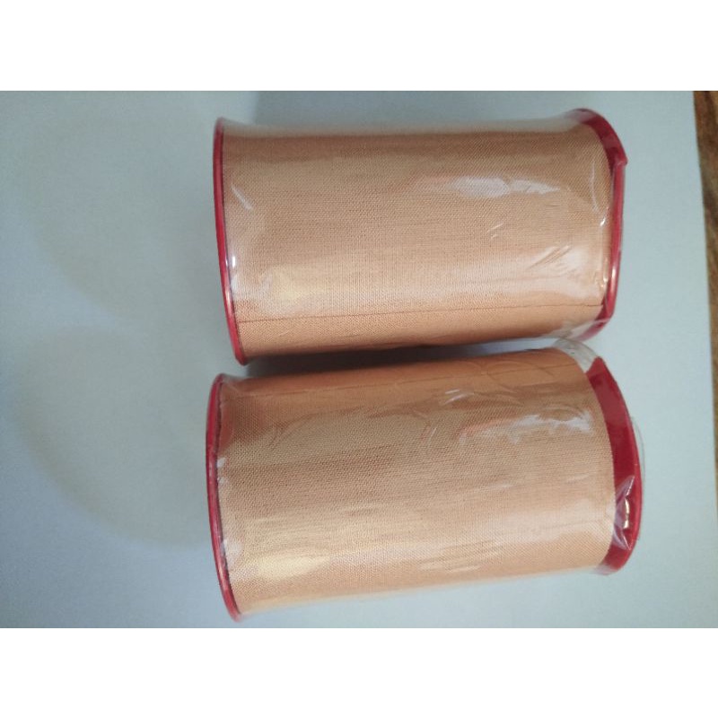 leukoplast/ hansaplast 7,5 cm x 4,5 m plester roll kain plester coklat / hansaplast