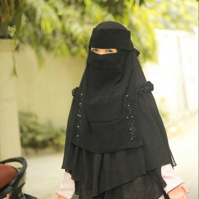 NIQOB PONI TAREEM  niqab bandana poni nikop temboro nikob viral