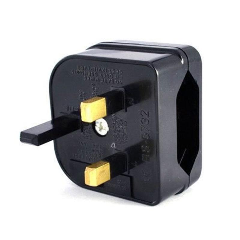 Btsg Adapter Konverter Power Socket Euro 2pin Ke Uk 3pin Untuk Travel