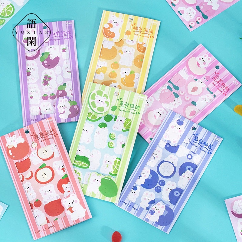 

Duoduo Fruit Lover Diary Deco Stickers
