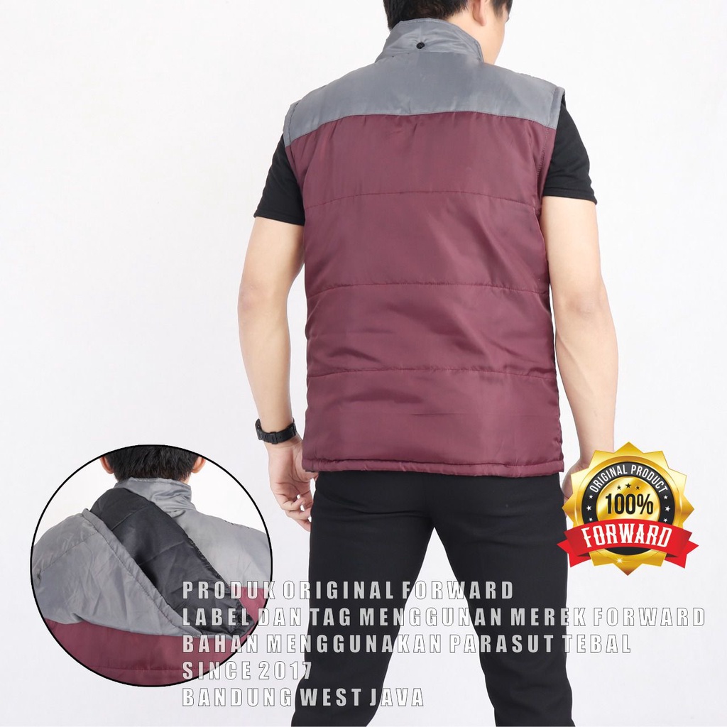 Rompi Parasut Bodyvest Pria Vest Motor Bikers Murah Casual Outdoor Gunung Adventure Premium Forward