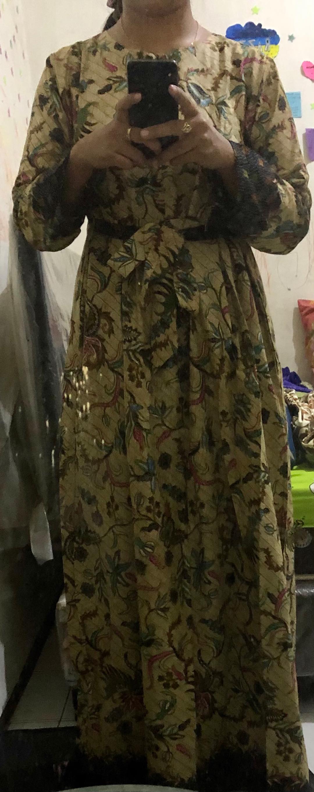 Gamis Batik (cod) Manggar Gamis Batik Pesta Model Terbaru 2020 Gamis Pesta Ori