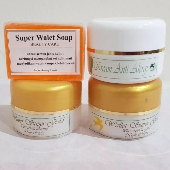 CREAM WALET SUPER GOLD 4IN1 / Krim walet super gold / Cream Walet + Anti Alergi / krim walet / walet