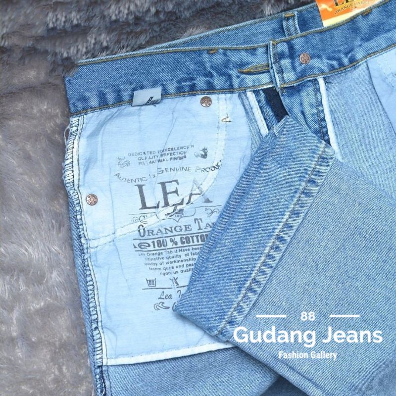 CELANA PANJANG JEANS LEA PRIA STANDAR REGULER PREMIUM TERLARIS