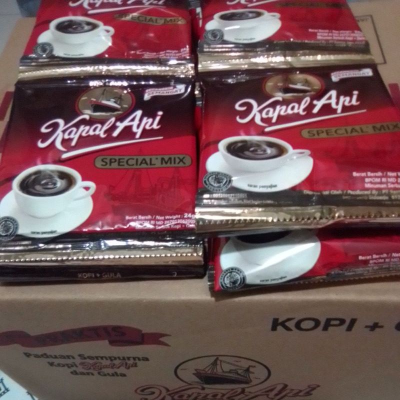 Jual Kopi Kapal Api Special Mix Renceng Shopee Indonesia