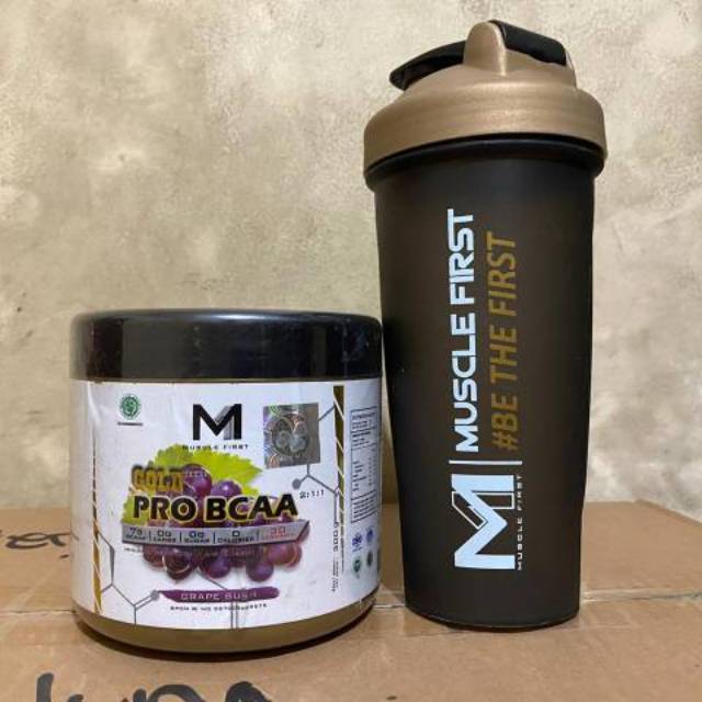 Muscle First Pro BCAA 300 gram / 30 serving Gold Series MuscleFirst M1 Nutrion BPOM HALAL MUI