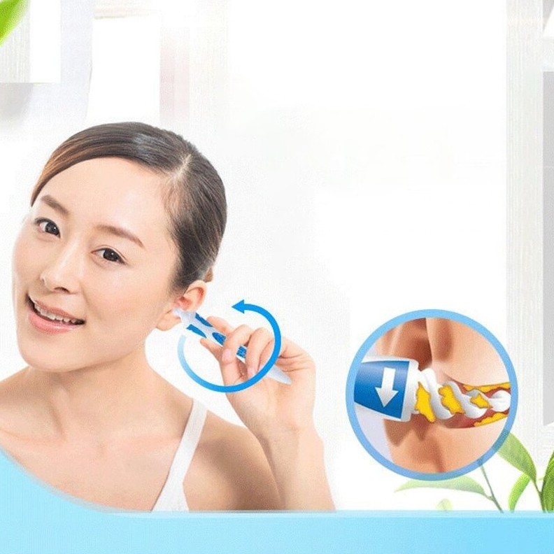 [COD] Smart Swab Easy Earwax Ear Pick Cleaner l Pembersih Telinga + Korekan Kuping Aman untuk Anak