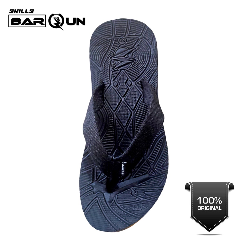 Sendal Skills Barqun Sandal Gunung  pria Japit Traventure Original Outdoor