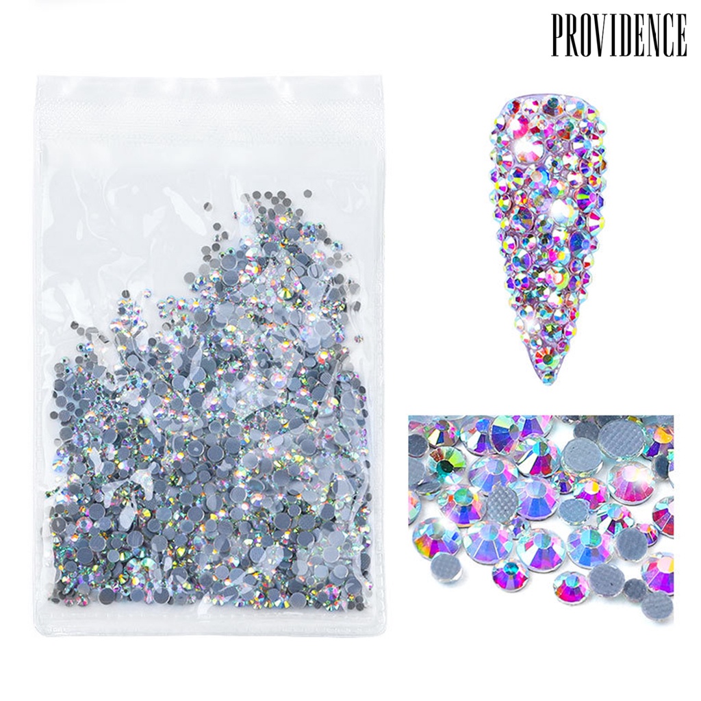 Providence 1440Pcs/Set DIY Exquisite Nail Rhinestone Glitter Beautiful Glass Nail Flash Jewelry for Women