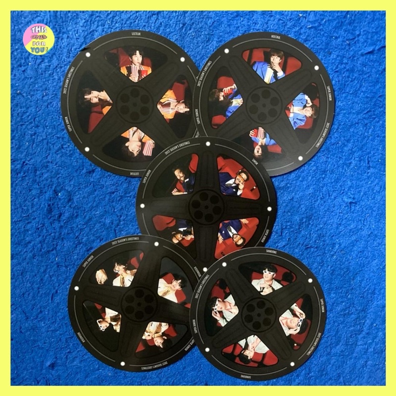 [READY] LEETEUK HEECHUL SIWON RYEOWOOK SHINDONG SUPER JUNIOR OFFICIAL PROJECTIOR PROJECTION CARD PC 