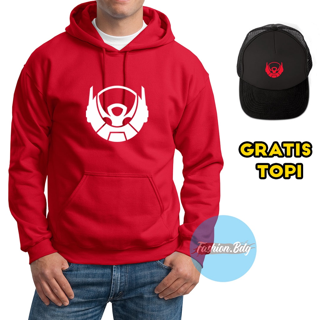 Sweater Hoodie Bigetron Esport Unisex Hitam Navy Merah Abu