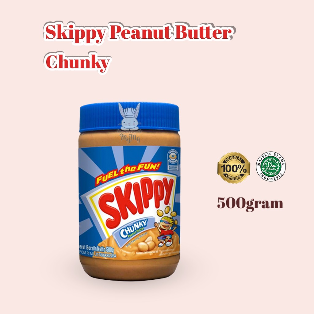 

Skippy Chunky Peanut Butter 500 gram Selai Kacang Kasar