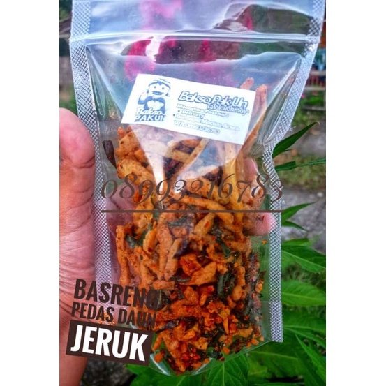 

Basreng pedas daun jeruk