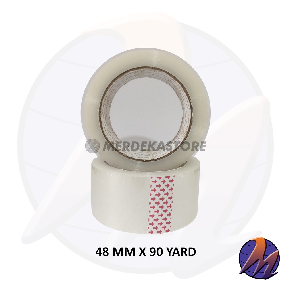 

Lakban Bening/Solatip Bening (48 mm x 90 yard ) Segitiga Mas
